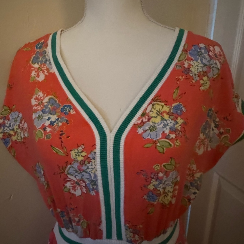Dress Matilda Jane Floral Coral Maxi - Picture 3 of 10